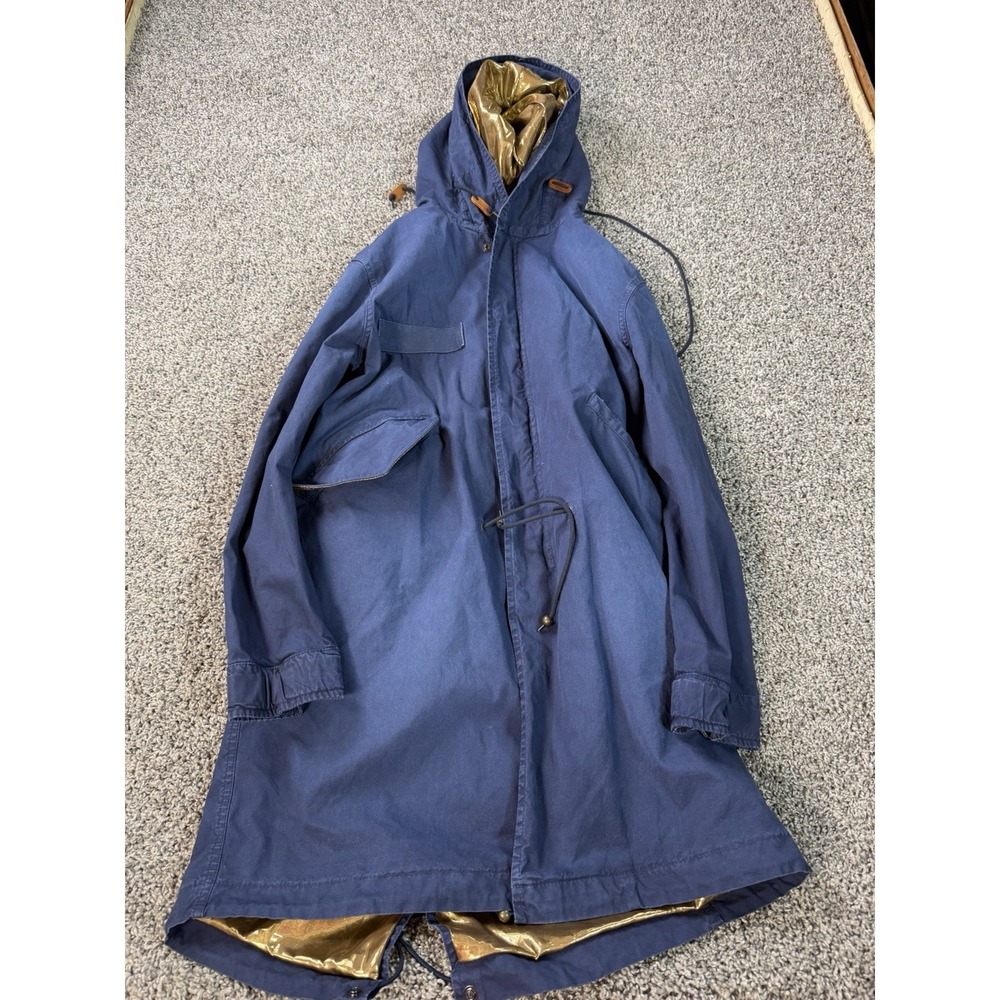 Mr & Mrs Italy Full Zip Parka Jacket Women's Size XS Blue